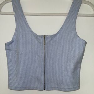 PERIWINKLE CROP TANK TOP